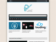 Tablet Screenshot of pedroventura.com